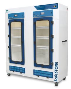SAFESTORE® Filtered Storage Cabinet, Duplex, Freestanding, Single Chamber, Standard Height, 64" / 1625mm nominal width, 115V 60Hz, Requires Two ASTS-XXX Main Filters